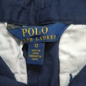 BNWT Polo by Ralph Lauren Boy's Short Navy Blue Size 12